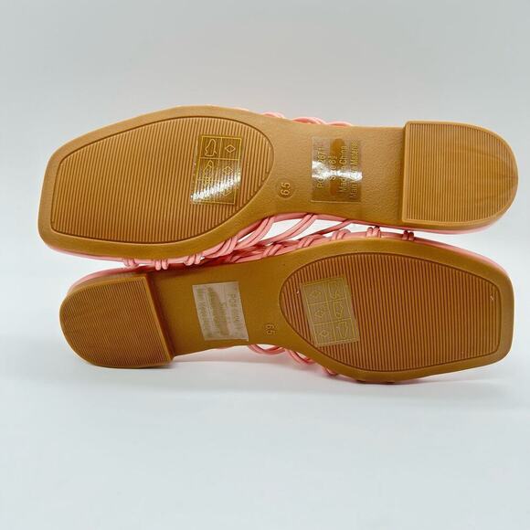 Journee Collection Sandals Womens 6.5 Pink Addora Slides Sandals NEW‎ - Picture 7 of 9